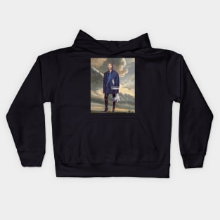 Mona Lisa Meets High Fashion and Rebel Culture Kids Hoodie